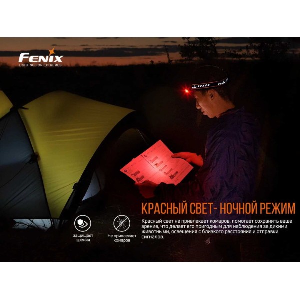 Фото - Фонарь налобный Fenix HM70R